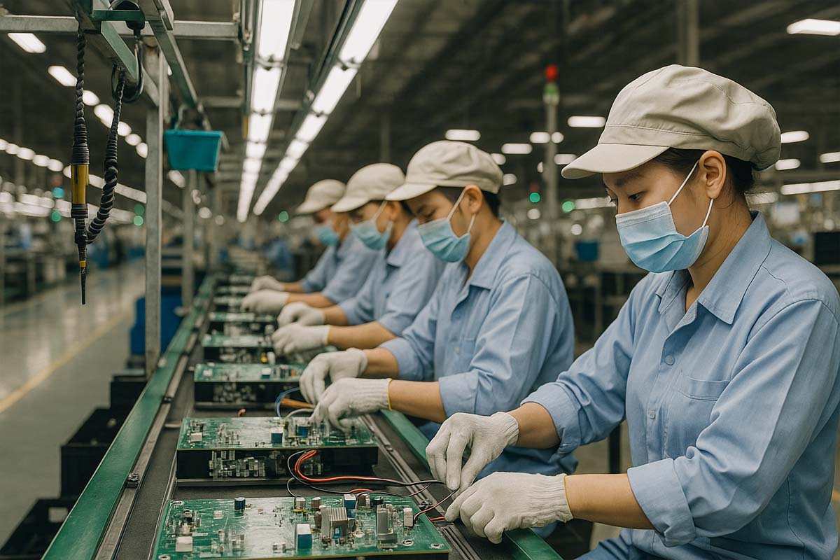 Công nhân sản xuất KCN