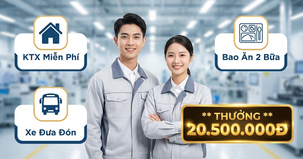 Goertek tuyển dụng công nhân