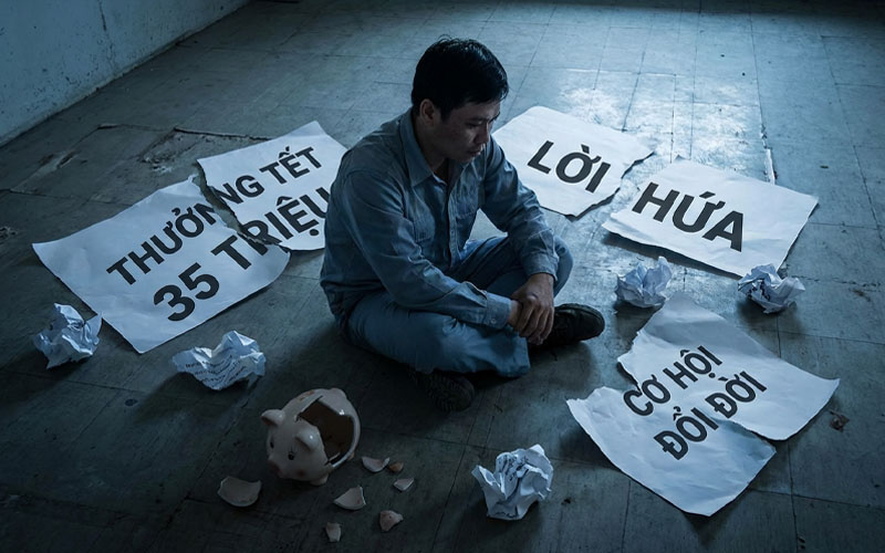 Người lao động khổ sở vì nạn lừa đảo tuyển dụng (ảnh AI)