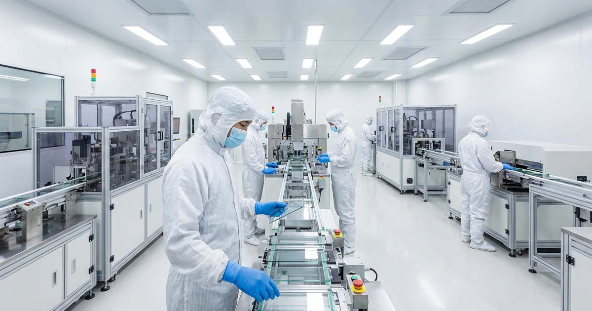 công nhân sản xuất tại khu công nghiệp Lens Bắc Ninh