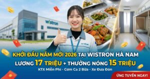 Wistron Hà Nam tuyển dụng