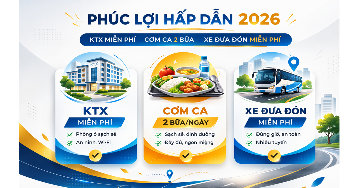 Phúc lợi Goertek hấp dẫn 2026