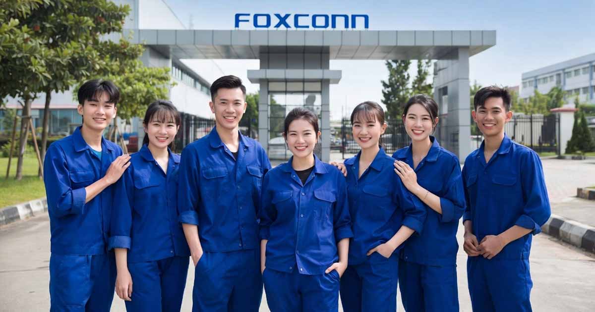 Tuyển dụng công nhân Foxconn 2026 (ảnh minh họa AI)